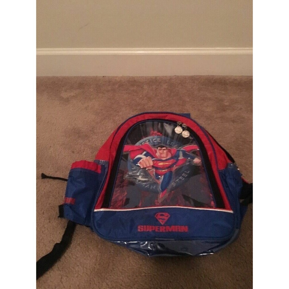 Superman Little Kids Mini Backpack Bag Sack